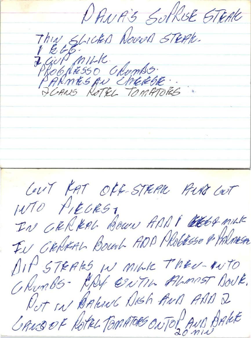 Dana's Surprise Steak