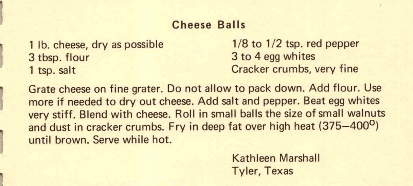 Cheese Balls