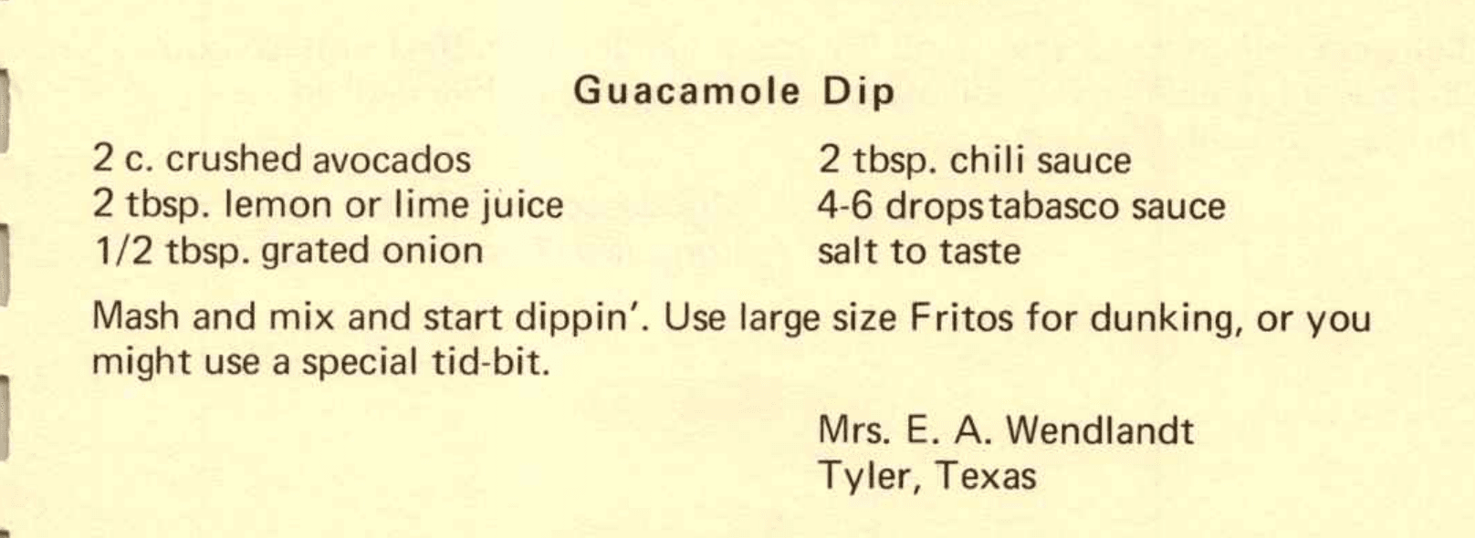 Guacamole Dip