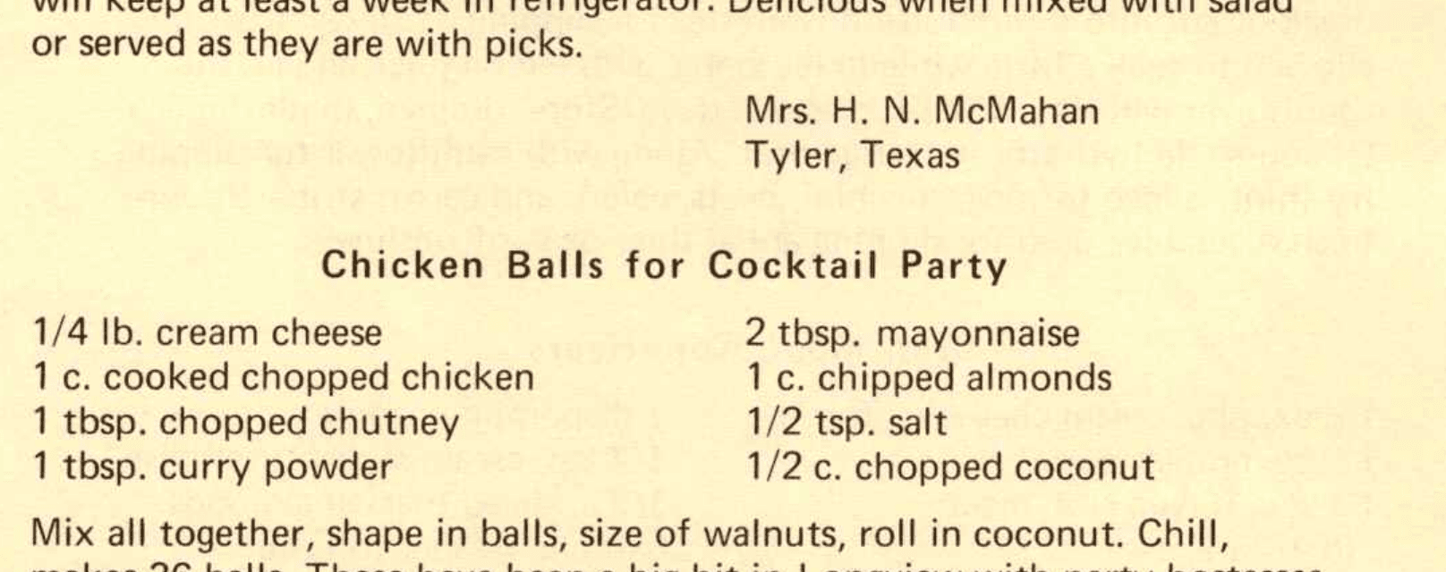 Chicken Balls for Cocktail Party