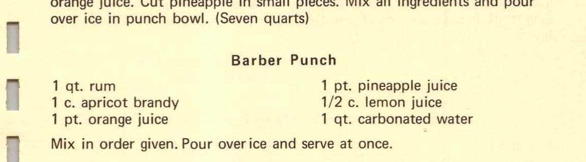 Barber Punch