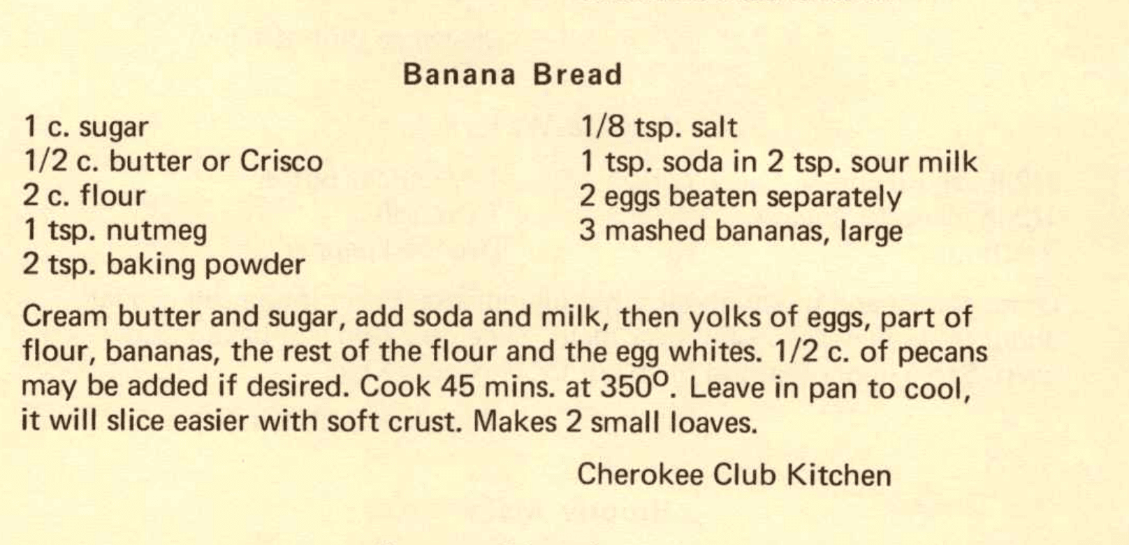 Banana Bread