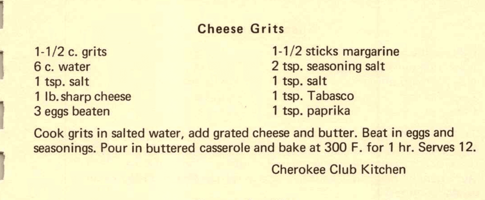 Cheese Grits