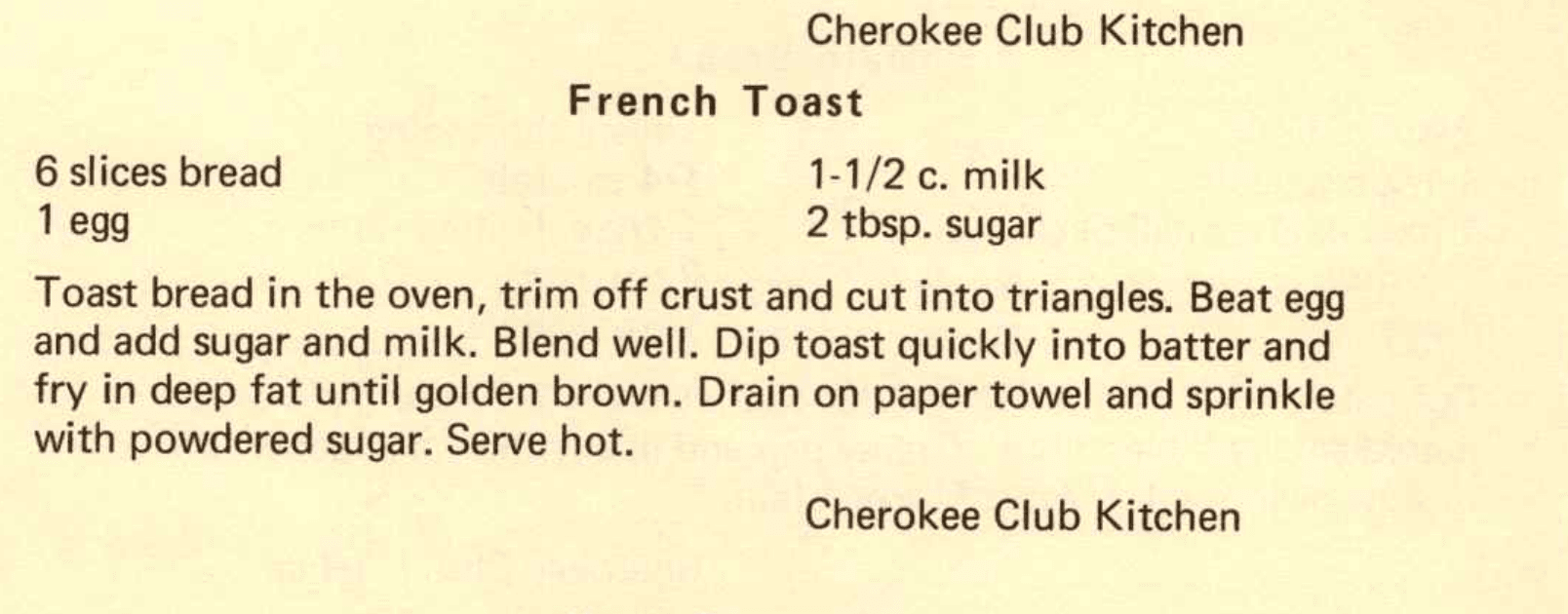 French Toast