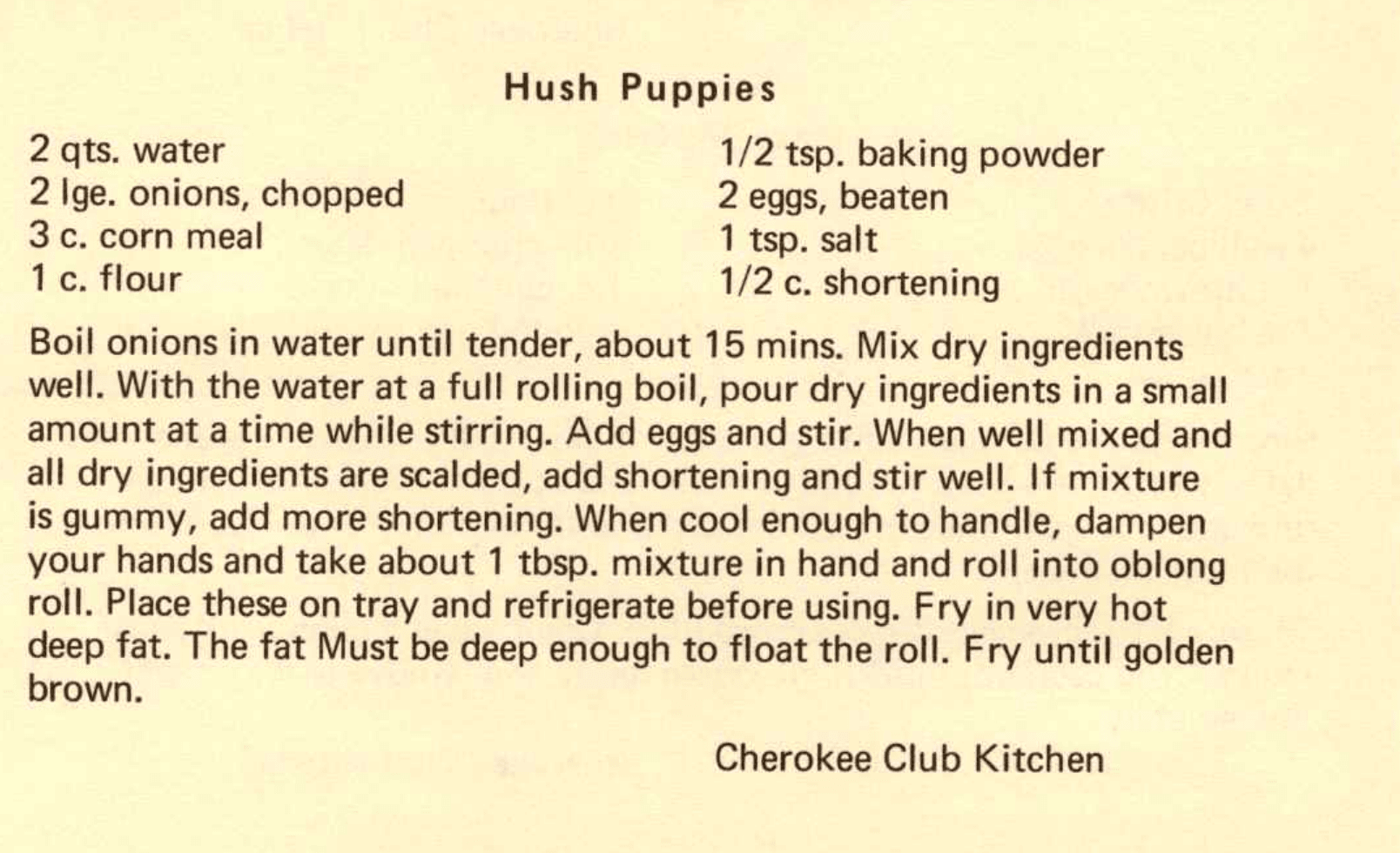 Hush Puppies