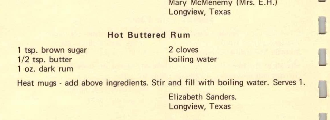 Hot Buttered Rum